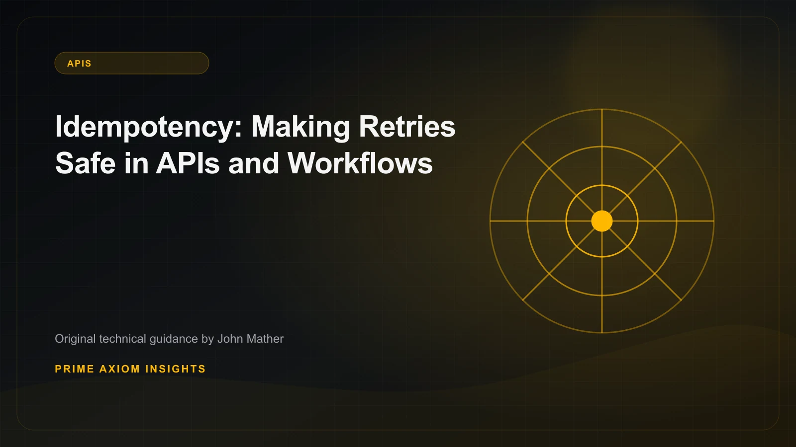 Technical illustration for Idempotency: Making Retries Safe in APIs and Workflows